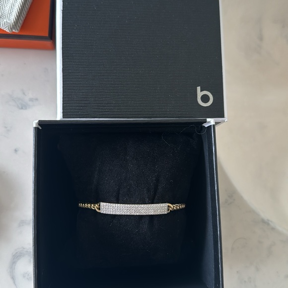 Pavè Diamond 14k ID Bracelet - Picture 7 of 7